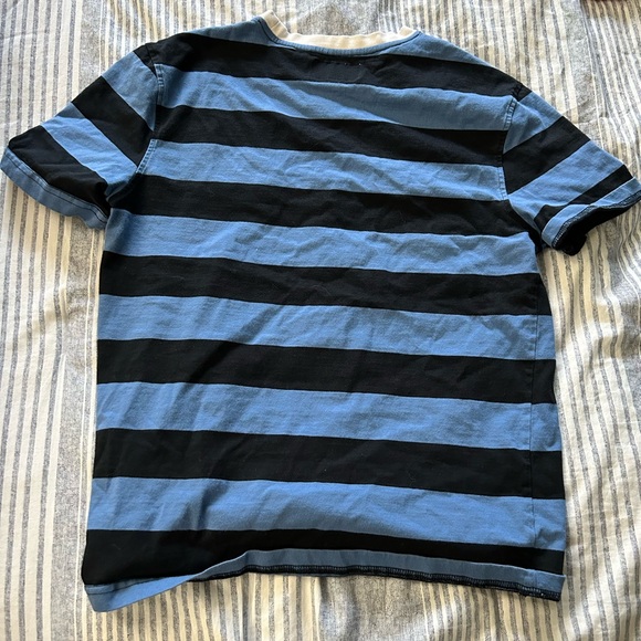 Welcome Striped Blue and Black T Shirt Men’s M - Picture 6 of 6